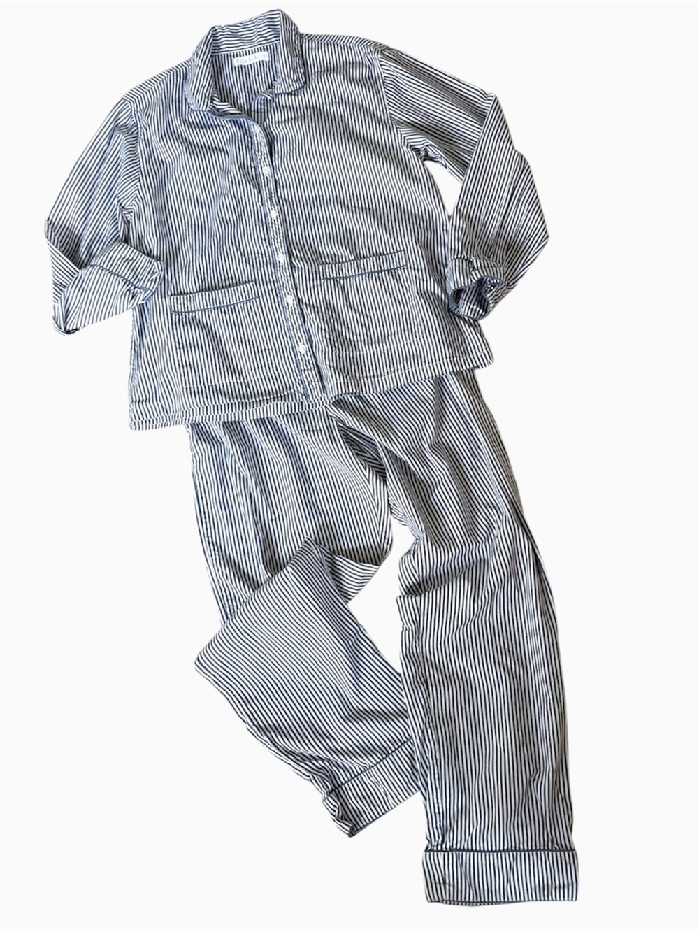 LAKE Poplin Striped Pajamas size Medium